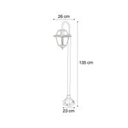 Lanterna-da-esterno-classica-verde-scuro-135-cm-IP44---Berta