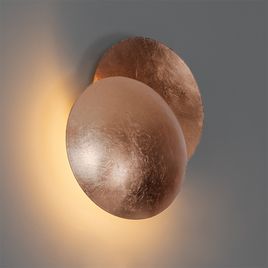 Moderne væglampe kobber - Sunrise