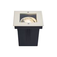 Juego-de-6-focos-de-suelo-modernos-beige-GU10-50mm-giratorios-e-inclinables-IP65---Oneon