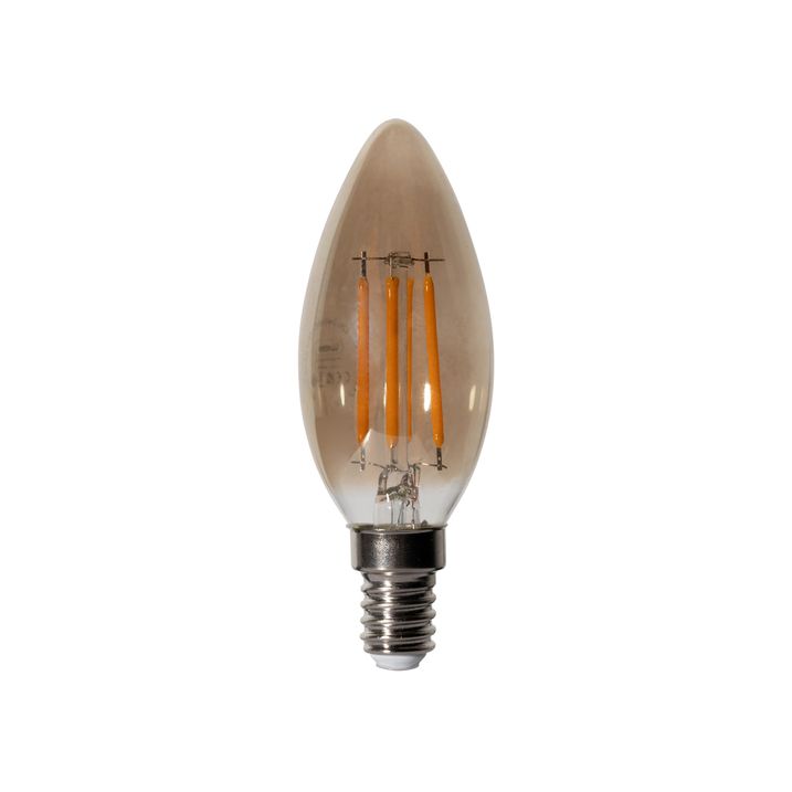 5er-Set E14 Dimmbare LED-Glühbirnen B35 Rauch 4W 300 lm 2200K