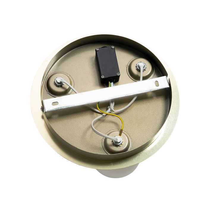 Moderne badkamer plafondlamp messing 3-lichts - Cederic