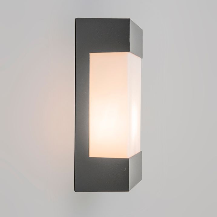 Nástenná lampa antracit IP54 - Tide