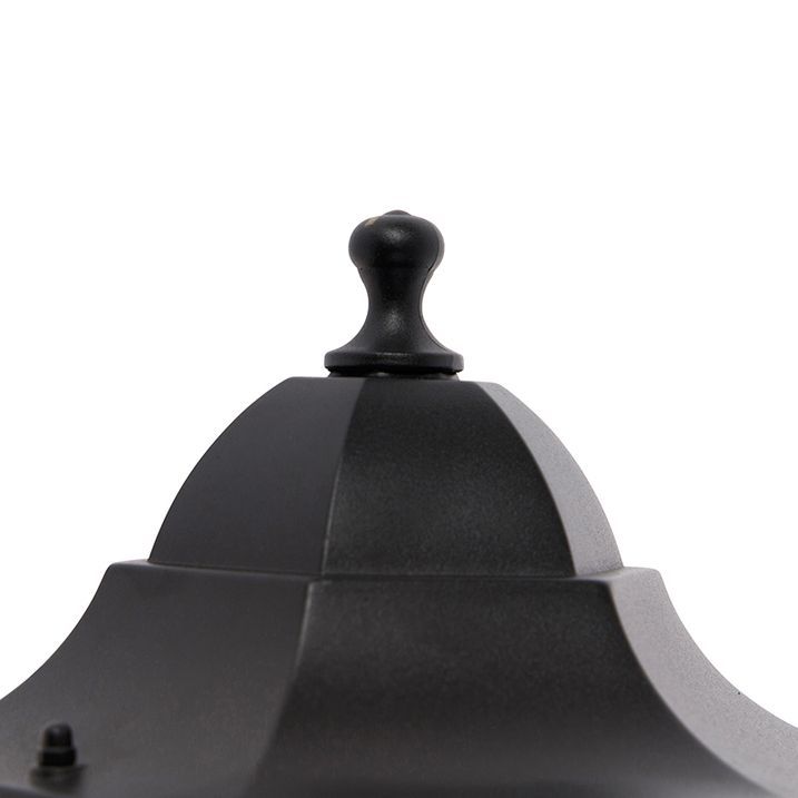 Klasiska āra sienas lampa melna IP44 - Havana Up