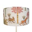 Japandi-golvlampa-beige-med-flerfärgad-lampskärm-med-djurmönster-50-cm---Simplo