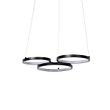 Zidna-lampa-crna-uključujući-LED-3-stepena-prigušivača-3-svetla---Rondas
