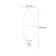 E14-Dimmable-LED-spuldze-C37-Opāla-4.9W-470lm-2700-6500K