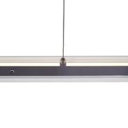 Moderne-Hängelampe-schwarz-mit-Rauchglas-inkl.-LED-Easylift---Catch