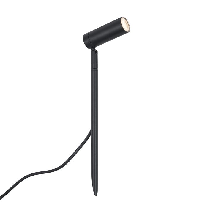 Erdspießstrahler schwarz 40cm inkl. LED Verstellbar IP65 inkl. Kabel und Stecker - Carl