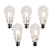 Set-od-5-E27-LED-Filament-žarulja-ST64-prozirne-4W-470-lm-2700K