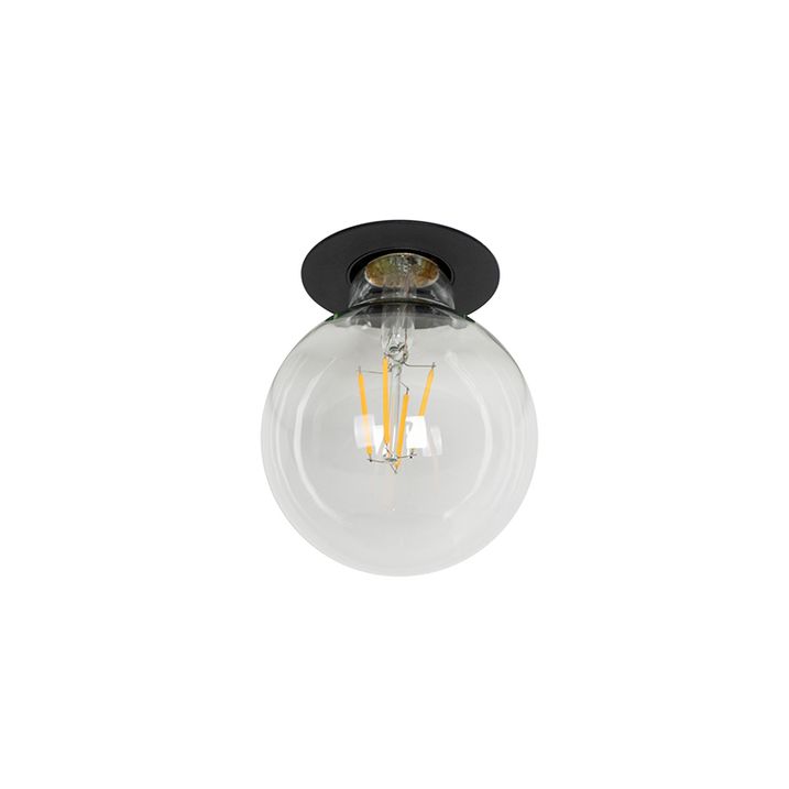 Set od 6 modernih ugradnih reflektora crne boje - Insight