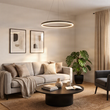 Candeeiro-suspenso-de-design-preto-80-cm-Incl.-LED-regulável-em-3-níveis---Anello