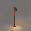 Modern-dış-mekan-direk-lambası-pas-kahverengi-60-cm-IP44-ayarlanabilir---Ciara