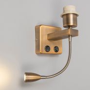 Lampă-de-perete-din-bronz-cu-LED-și-braț-de-citit---Brescia-Combi