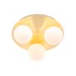 Moderne-badkamer-plafondlamp-messing-3-lichts---Cederic