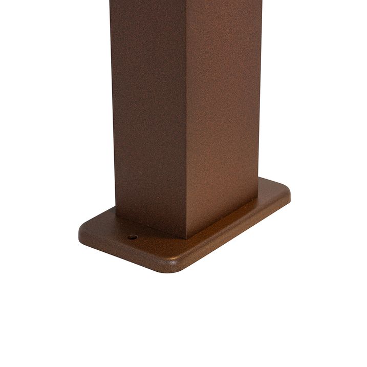 Industriel udendørs stolpelampe rustbrun 30 cm IP44 - Baleno