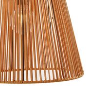 Outdoor-Pendant-Lamp-Black-with-Orange-Rope-Shade-IP44---Cava-Jayla