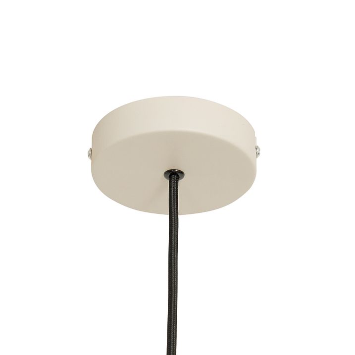 Japandi závesná lampa béžová s látkovým tienidlom 50cm - Plu