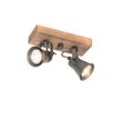 Rustikaler-Strahler-schwarz-mit-Holz-2-Licht-verstellbar---Jelle