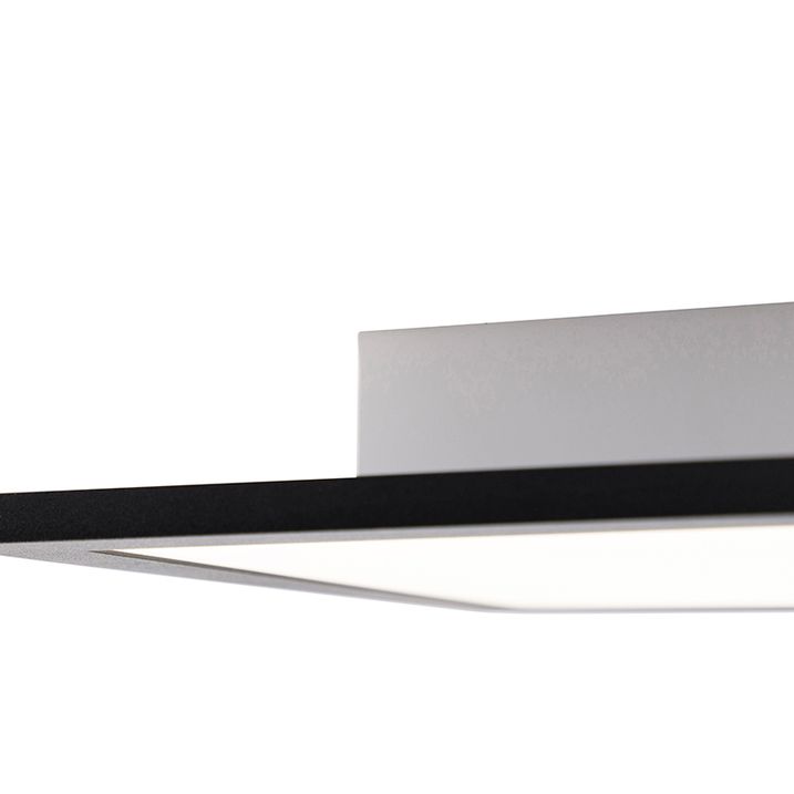 Modern LED paneel zwart 120 cm incl. LED dim to warm - Liv