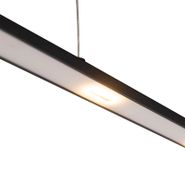 Lampada-a-sospensione-di-design-nera-con-LED-e-dimmer-touch---Platina