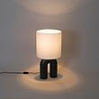 Scandinavische-tafellamp-zwart-met-witte-linnen-kap---Lotti