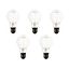 5-darabos-E27-LED-izzókészlet-A60-átlátszó-2,2W-470-lm-3000K
