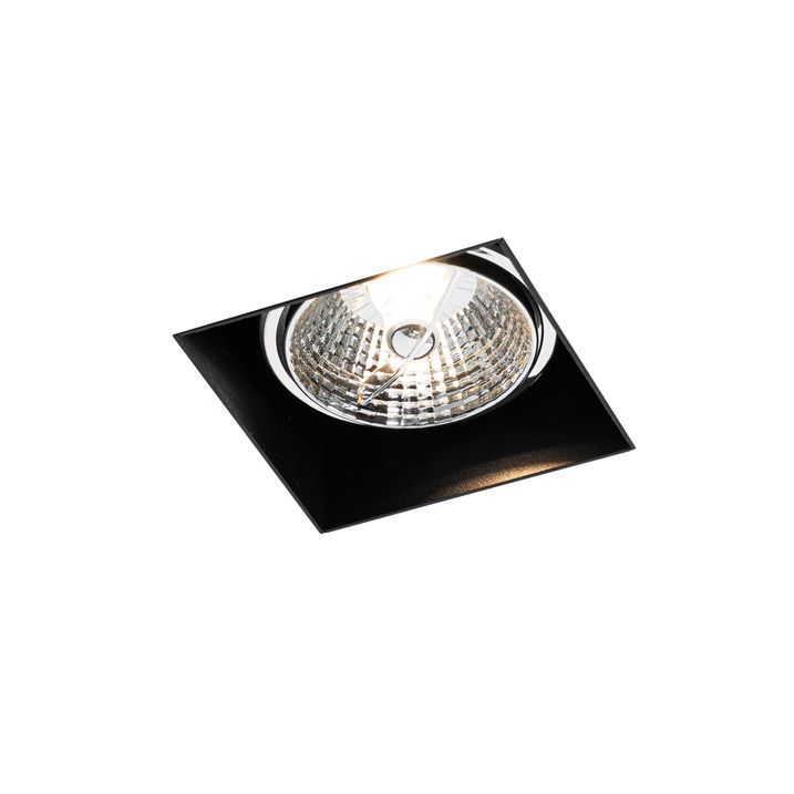 Moderan ugradni reflektor crne boje GU10 AR70 bez okvira - Oneon