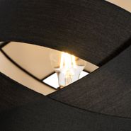 Moderna-podna-lampa-crna---Cloth