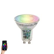 Smart-GU10-50-LED-Bulb-Clear-RGBW-4.5W-350-lm-2700-6000K
