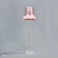Retro-vloerlamp-messing-met-Granny-kap-roze-45-cm---Kaso