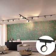 Sistema-di-illuminazione-a-binario-moderno-con-12-faretti-neri-monofase---Magnetic-Lance