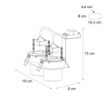 Set-van-6-inbouwspots-wit-GU10-50mm-2-lichts---Installa