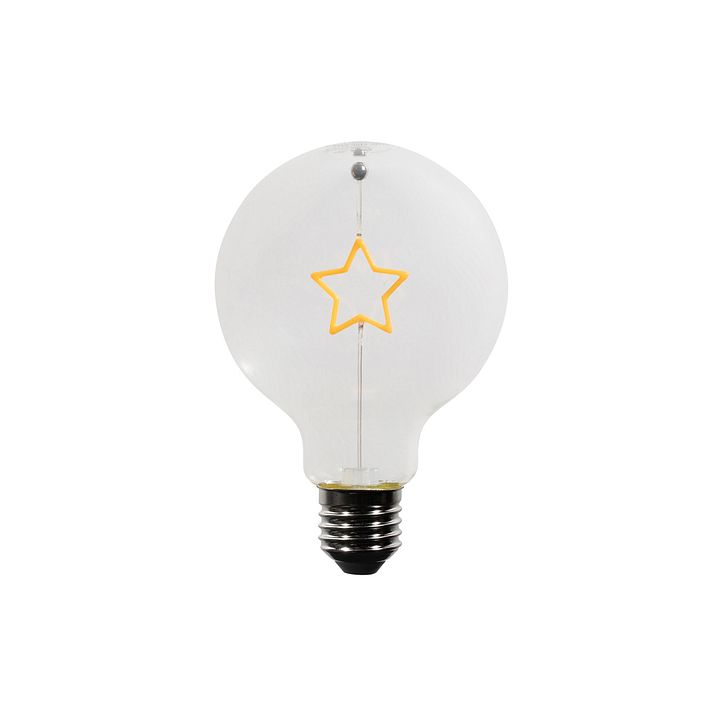 Christmas E27 LED Lamp Star Filament G95 Clear 1.8W 120 lm 2700K