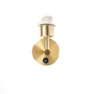 Moderne-wandlamp-goud-1-lichts-met-schakelaar---Combi
