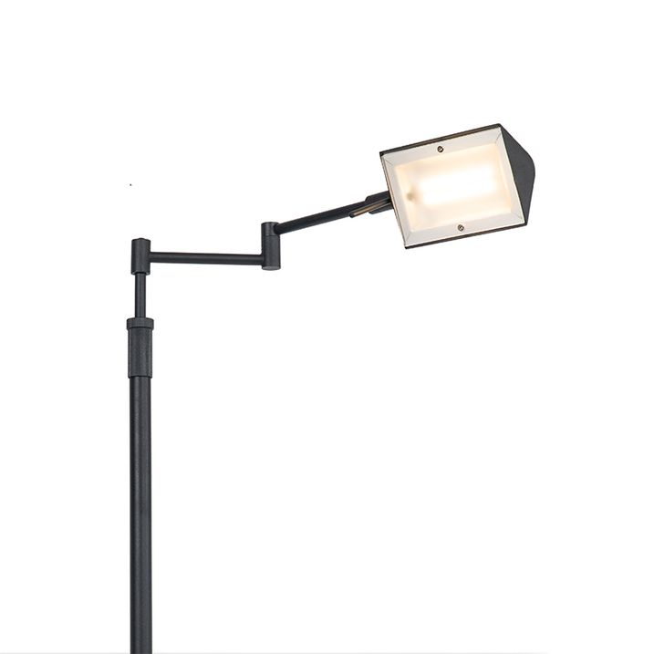 Design gulvlampe sort inkl. LED med touch-dæmper - Notia