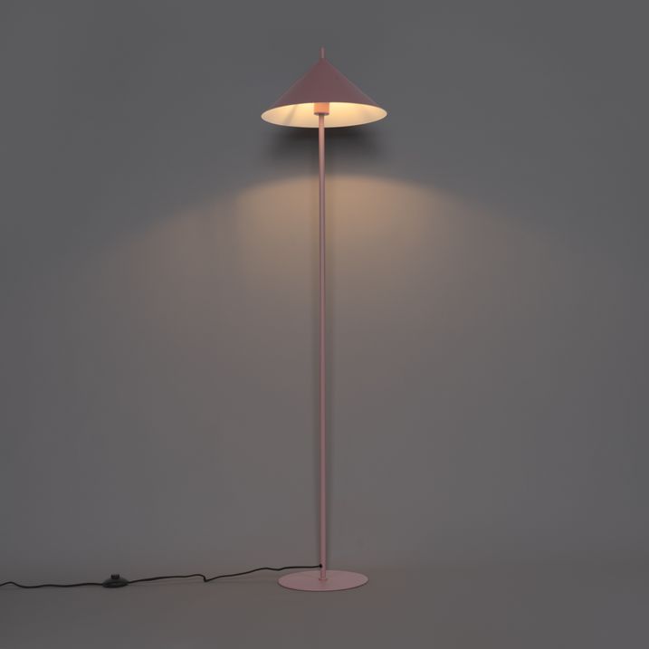 Design-Stehleuchte rosa - Triangolo