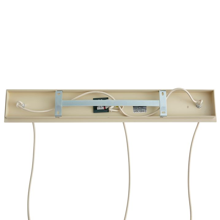 Scandinavian Pendant Lamp Beige with White Glass 3-Lights - Wisp