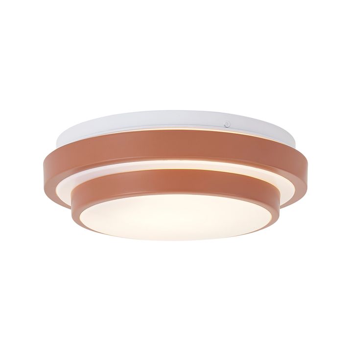 Modernus Sienos lubinis šviestuvas su baltu 25 cm IP44 - Walden