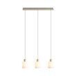 Scandinavian-Pendant-Lamp-Beige-with-White-Glass-3-Lights---Wisp