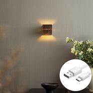 Moderne-Wandleuchte-Dunkelbronze-inkl.-LED-und-Touch-Dimmer-Wiederaufladbar---Joris-Groove