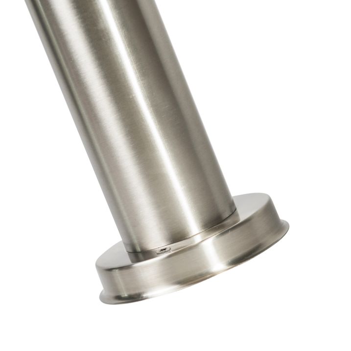 Nowoczesna lampa ogrodowa słupkowa ze stali nierdzewnej 50 cm - Sfera