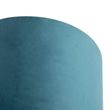 Ceiling-Light-With-Velours-Shade-Blue-with-Gold-20-cm---Combi-Black