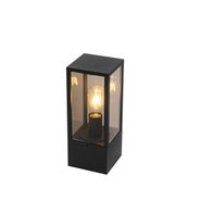 Lampe-d'extérieur-sur-pied-noire-avec-fumée-40-cm-IP44---Charlois