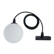 Moderne-hanglamp-zwart-met-wit-glas-voor-railsysteem-1-fase---Iconic-Perle