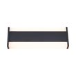 Moderne-vegglampe-svart-30-cm-inkl.-LED-CCT-IP54---Vanya