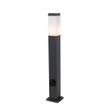 Soketli-80-cm-koyu-gri-dış-mekan-lambası-IP44---Malios