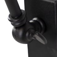 Design-wandlamp-zwart-verstelbaar---Luna