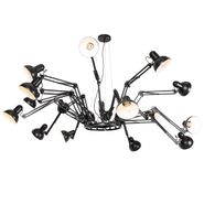 Llambë-Varëse-Inteligjente-e-Zezë-me-16-Drita-të-Rregullueshme,-Përfshirë-16-Drita-Wifi-A60---Hobby-Spinne