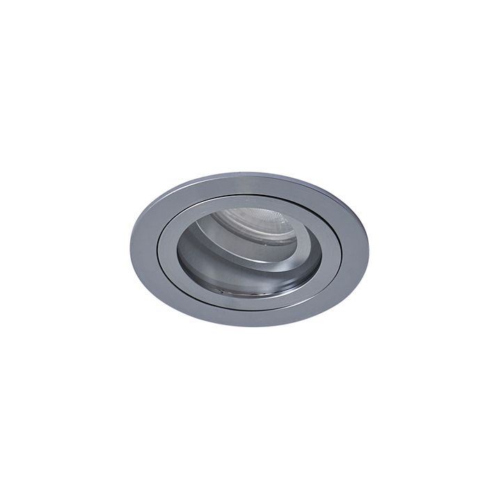 Modern Recessed Spotlight Gunmetal Adjustable IP44 - Chuck