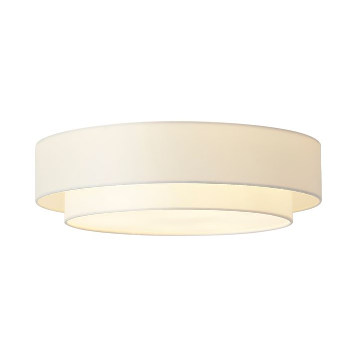 Moderna griestu lampa balta 50 cm ar 3 gaismām - Drum Duo